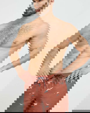 Protest pantaloni scurti de baie culoarea portocaliu