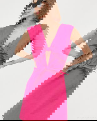 Silvian Heach rochie culoarea violet, mini, dreaptă