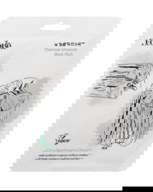 Masca Faciala cu Carbune Activ - Detox si Purificare - EcoBe Charcoal Ampoule Mask, 1 buc