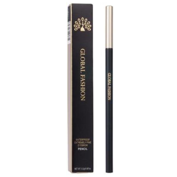 Creion de spr&acirc;ncene rezistent la apă cu textură foarte fină, Global Fashion, GF38018, #103 Black Gray