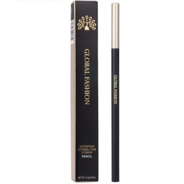 Creion de spr&acirc;ncene rezistent la apa cu textură foarte fină, Global Fashion, GF38018, #101 Dark Coffee