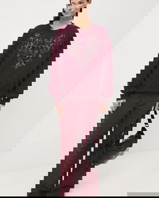 Medicine bluza culoarea bordo, cu imprimeu