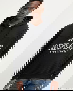 adidas bluză Tiro culoarea negru, cu glugă, cu imprimeu, JC9402