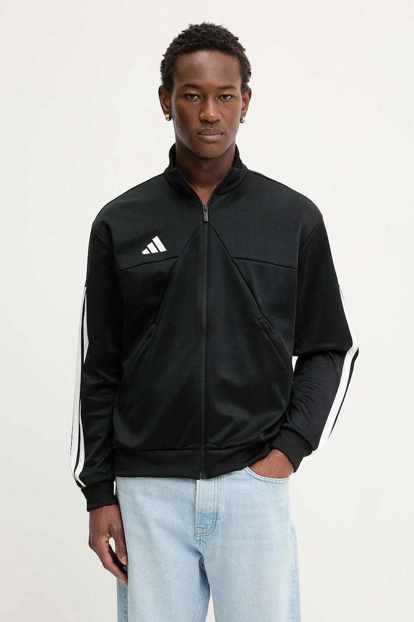 adidas bluză Tiro culoarea negru, cu imprimeu, JC9406