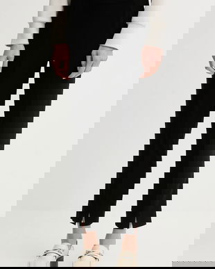 Joseph Ribkoff pantaloni culoarea negru, drept, high waist, 261243