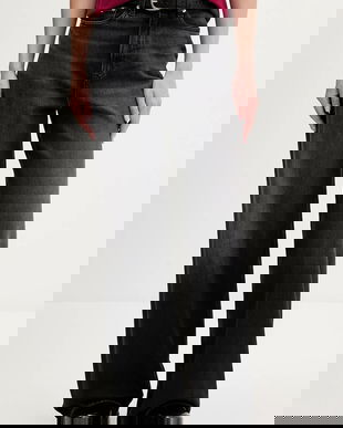 Tommy Jeans blugi culoarea negru, DW0DW22453