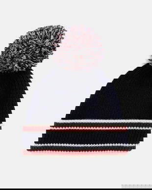 Fusalp căciulă de lână culoarea bleumarin, I3715