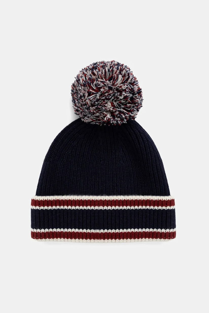 Fusalp căciulă de lână culoarea bleumarin, I3715