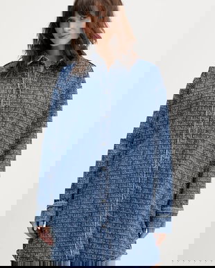 Tommy Jeans rochie jeans mini, oversize, DW0DW22492