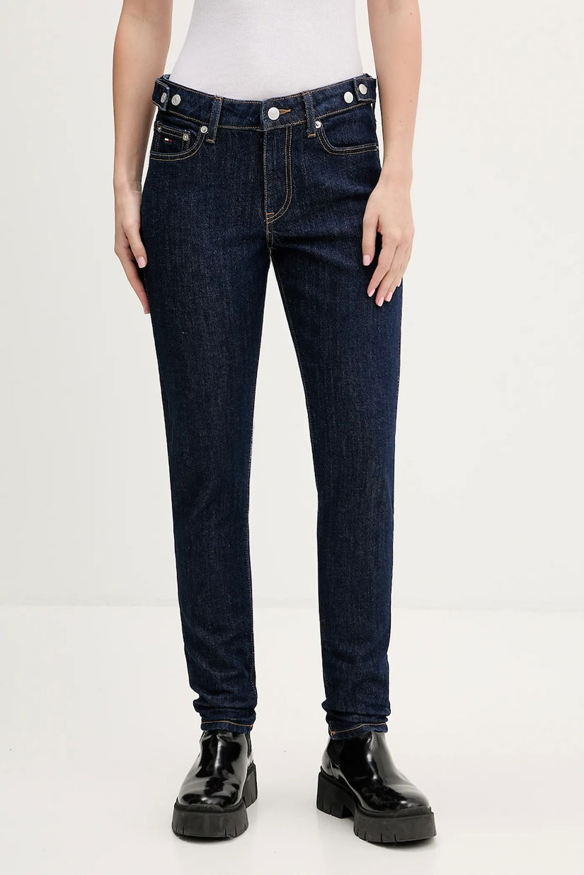 Tommy Jeans blugi culoarea bleumarin, DW0DW22432