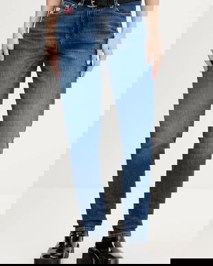 Tommy Jeans blugi culoarea bleumarin, DW0DW22457