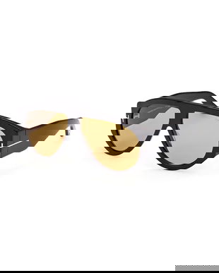 Tom Ford ochelari de soare culoarea negru, FT1044_6001E