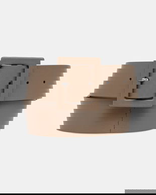 Weekend Max Mara curea de piele ABRIO culoarea bej, 2615501014600