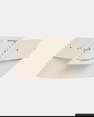 Weekend Max Mara curea de piele ABRIO culoarea bej, 2615501014600