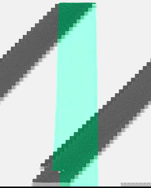 United Colors of Benetton eșarfă cu lână culoarea verde, uni, 12PAUU00X