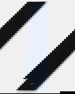 United Colors of Benetton eșarfă cu lână culoarea bleumarin, uni, 12PAUU00X