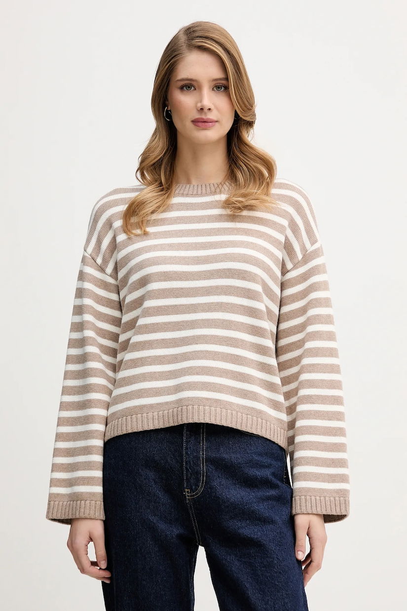 Barbour pulover din amestec de cașmir Rosie culoarea bej, LKN1725