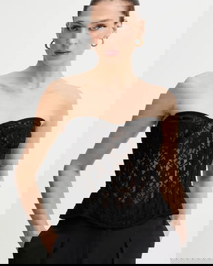 Bardot bluză culoarea negru, uni, 60213TB1