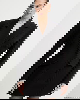 Bardot rochie culoarea negru, mini, mulată, 60128DB