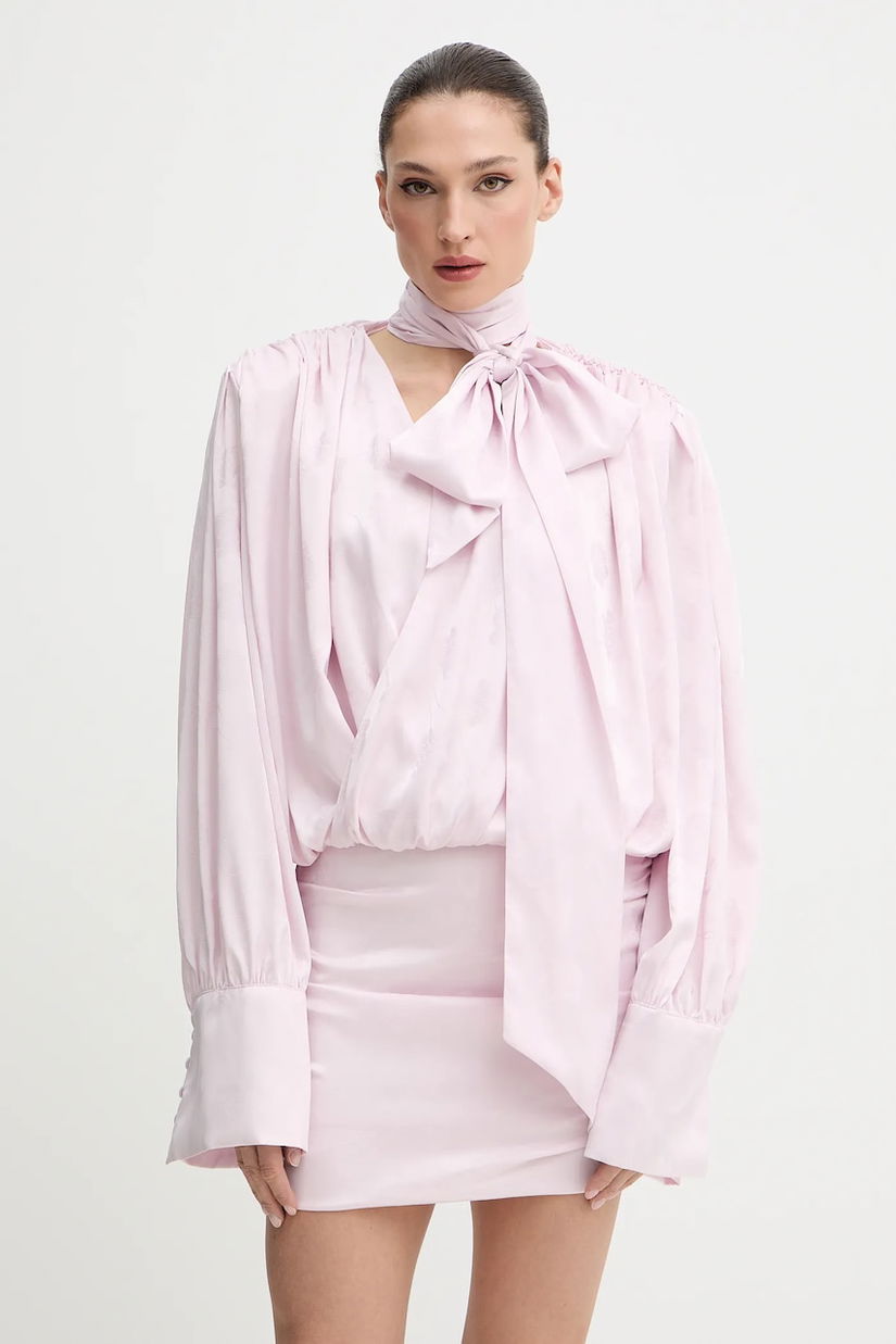 Rotate rochie culoarea violet, mini, mulată, 1160641809