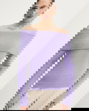 Morgan pulover culoarea violet, MBOGO