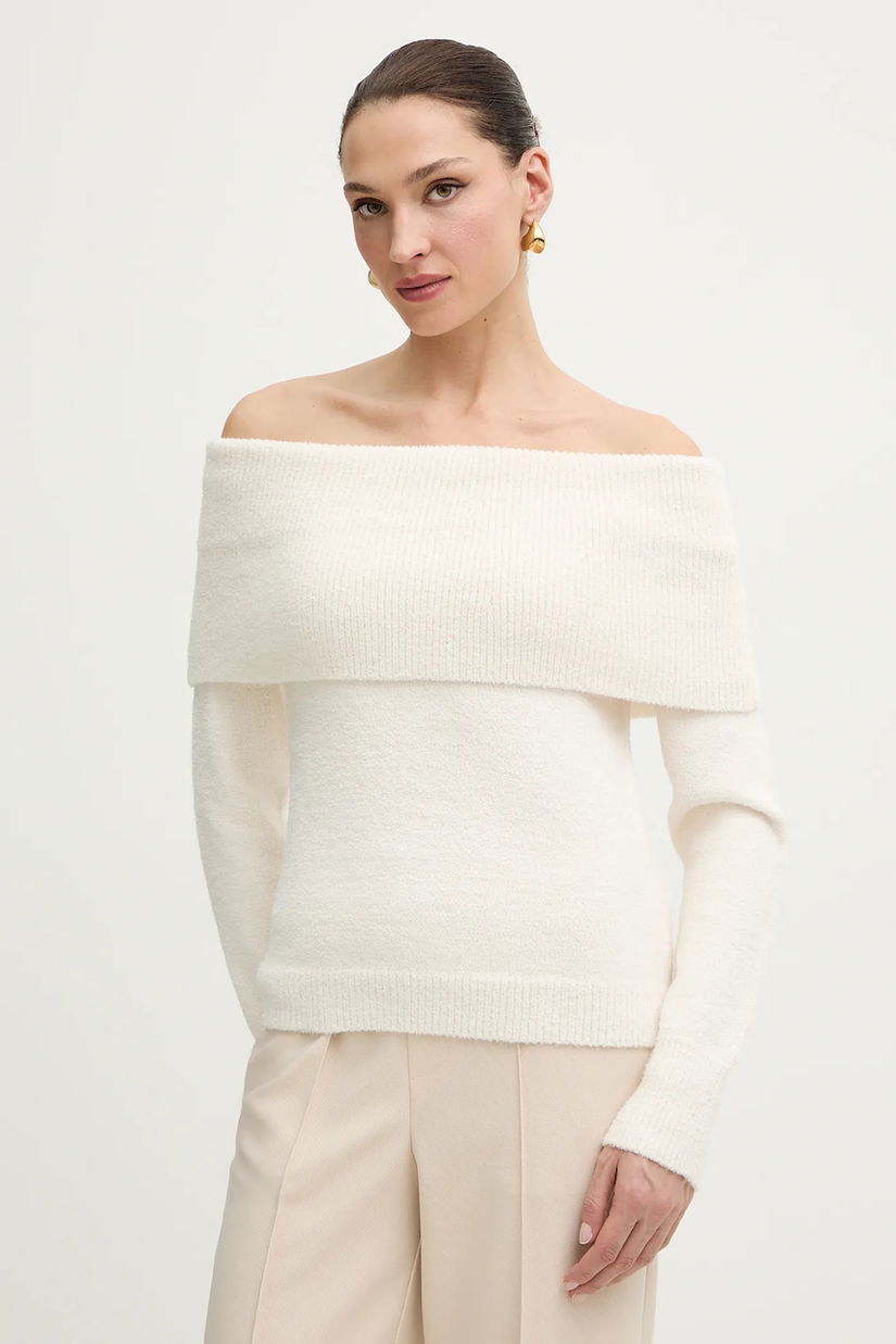 Morgan pulover culoarea bej, MBOGO