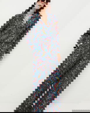 Medicine pantaloni lat, high waist