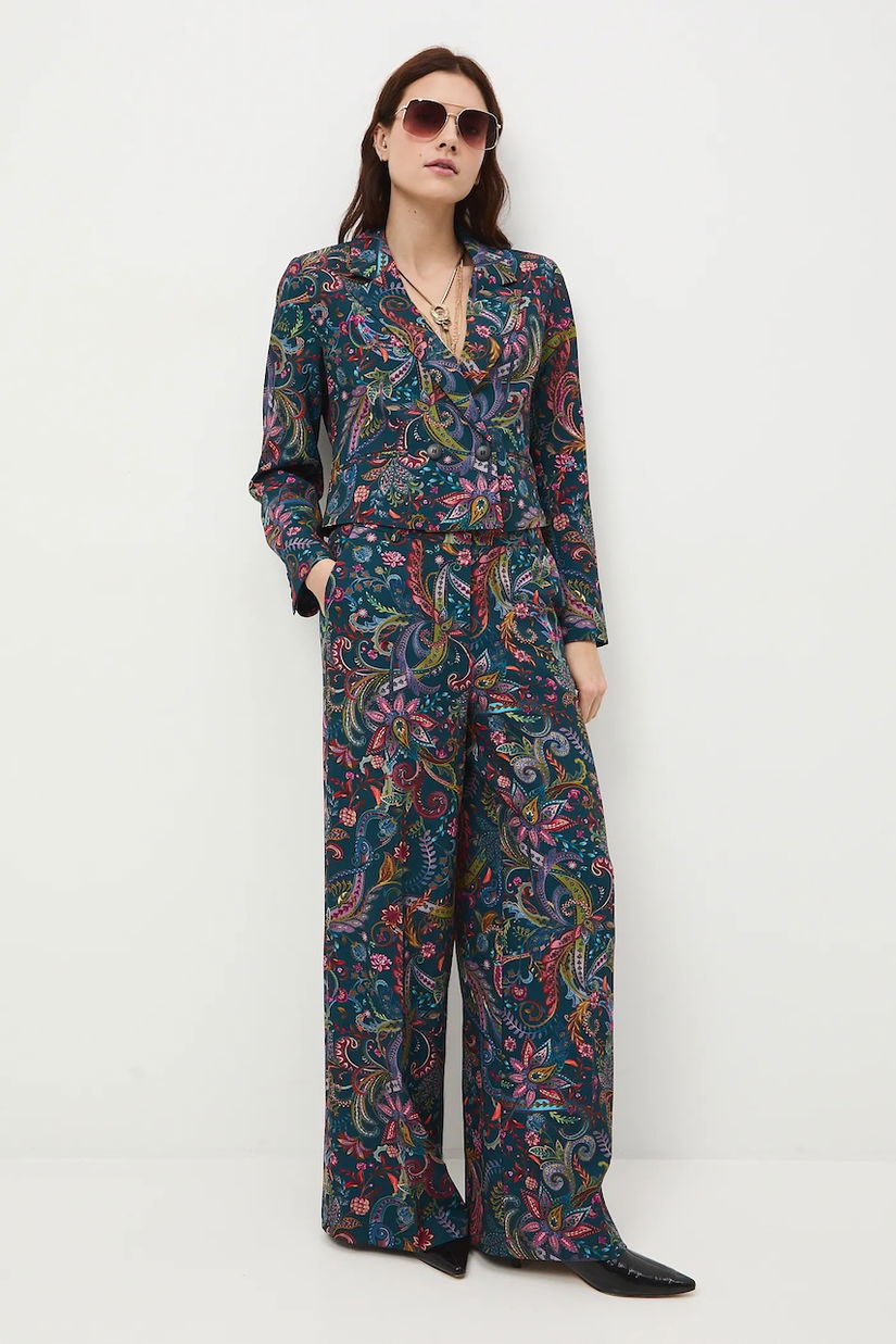 Medicine pantaloni lat, high waist