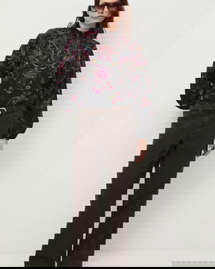 Medicine bluza culoarea negru, modelator