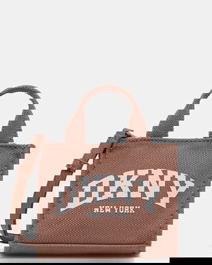 Dkny poșetă culoarea maro, R53AOM56