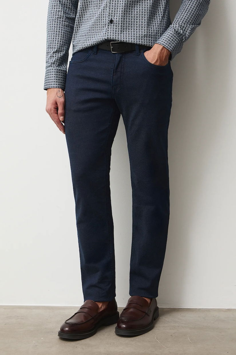 Medicine jeansi culoarea albastru marin