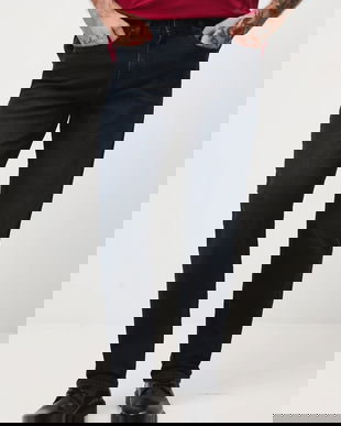 Medicine jeansi culoarea albastru marin