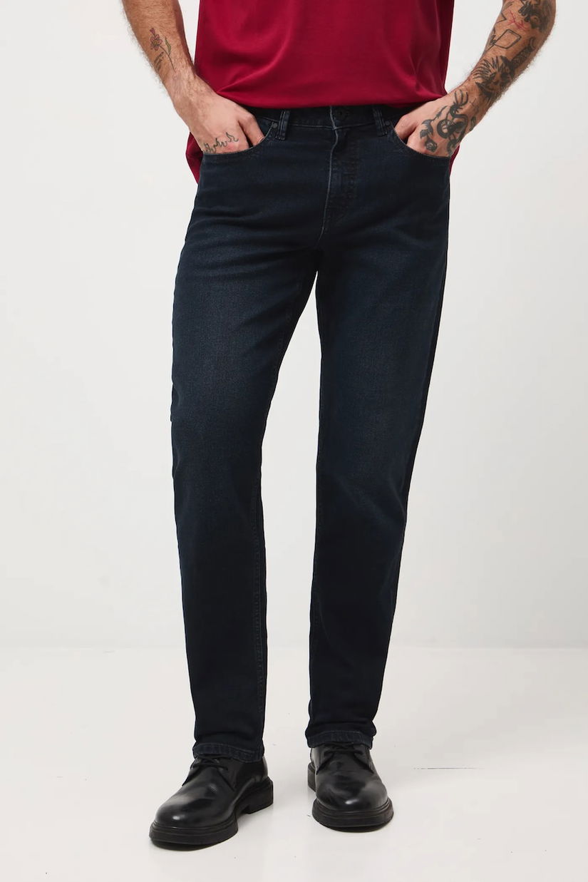 Medicine jeansi culoarea albastru marin