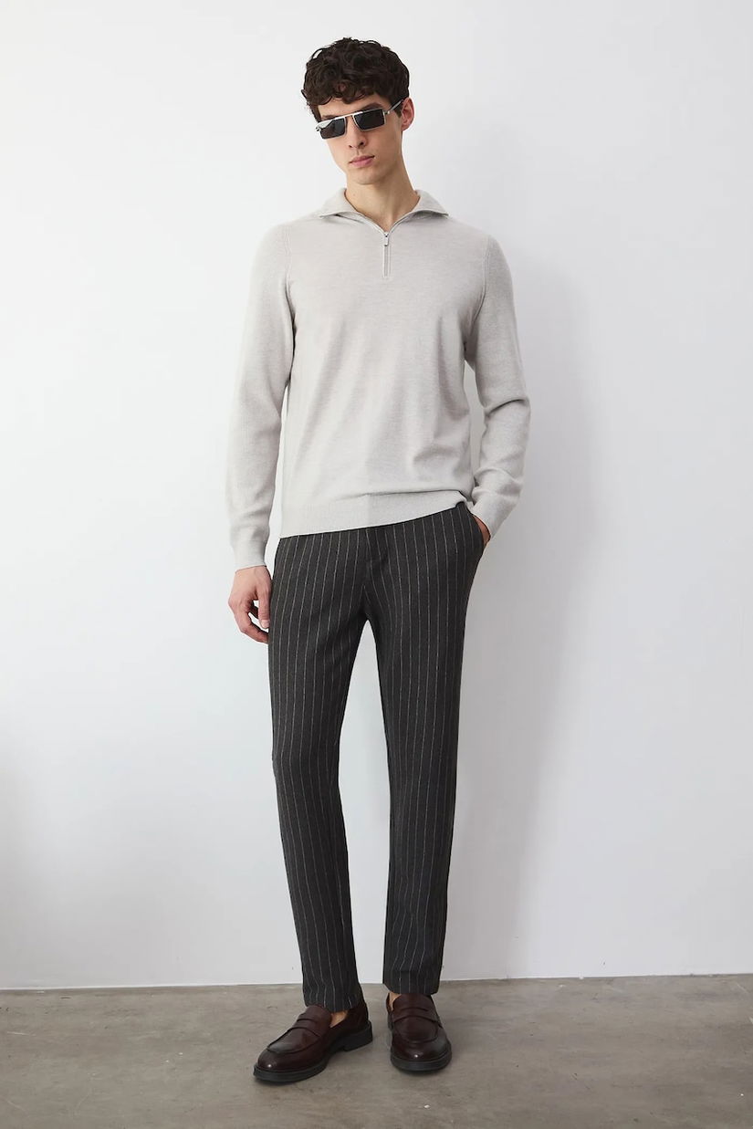 Medicine pantaloni de trening culoarea gri, modelator