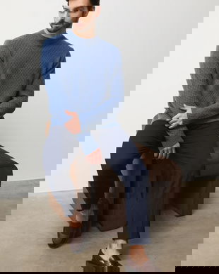 Medicine pulover din amestec de lana light