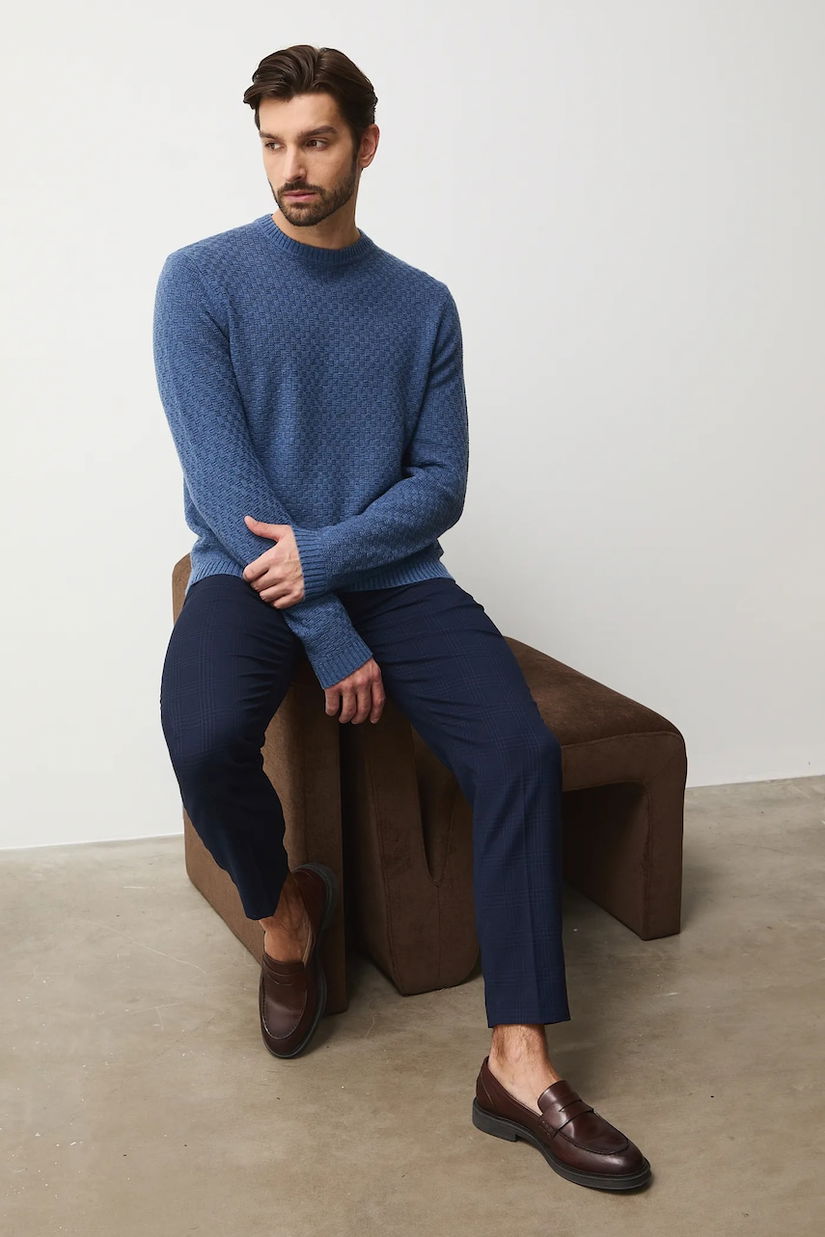 Medicine pulover din amestec de lana light