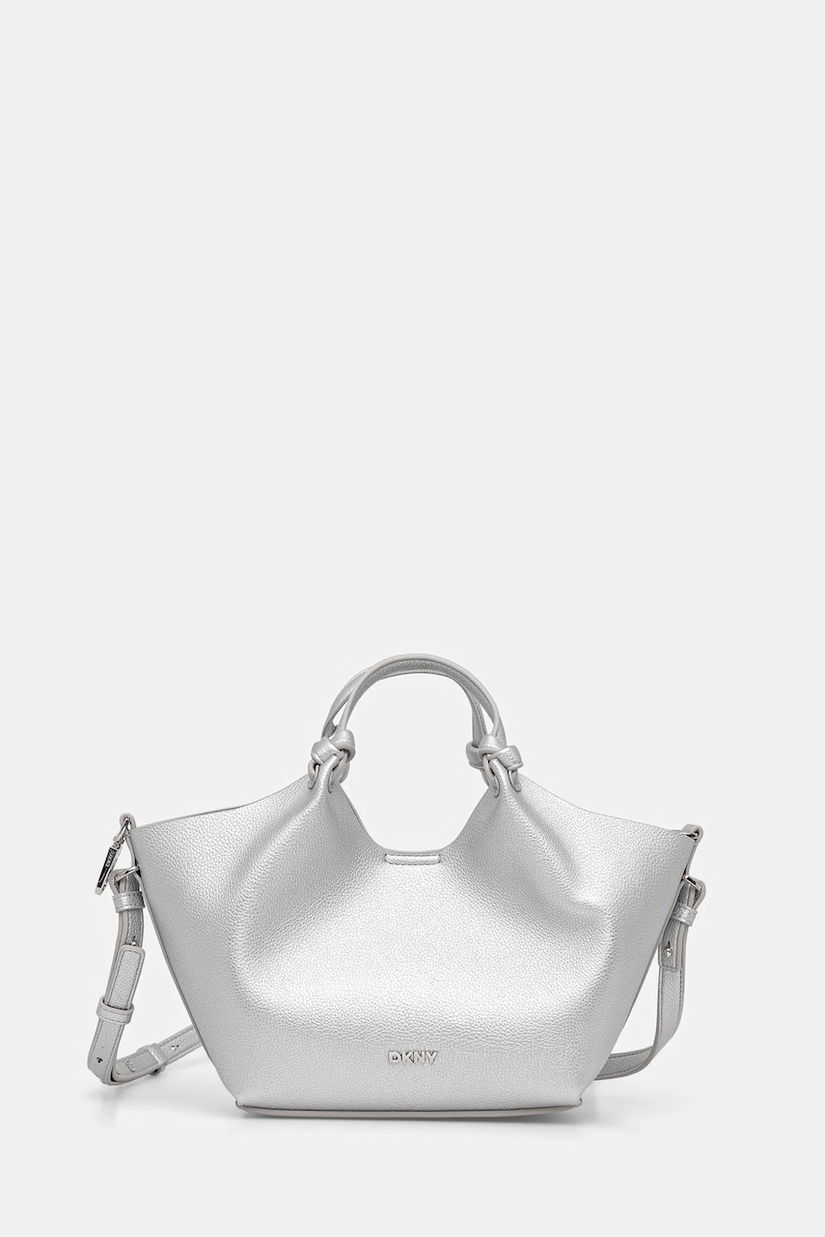 Dkny poșetă PAULA culoarea argintiu, R53BAM60