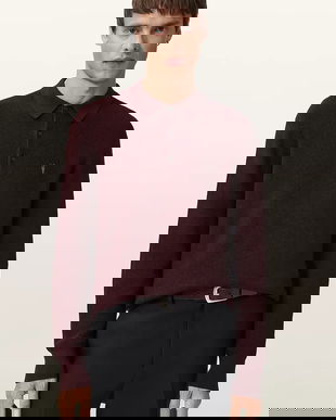 AllSaints pulover din amestec de lână ASPEN culoarea gri, light, M095KB