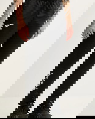 Champion pantaloni de trening culoarea negru, cu imprimeu 100761.100-black