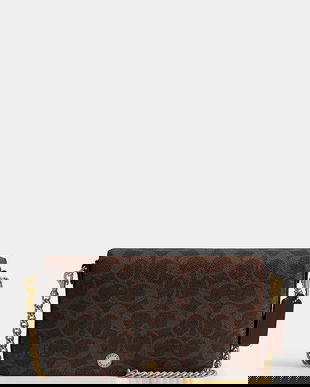 Coach poșetă Mila culoarea maro, CAO03