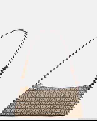 Dkny poșetă culoarea gri, R5235G57