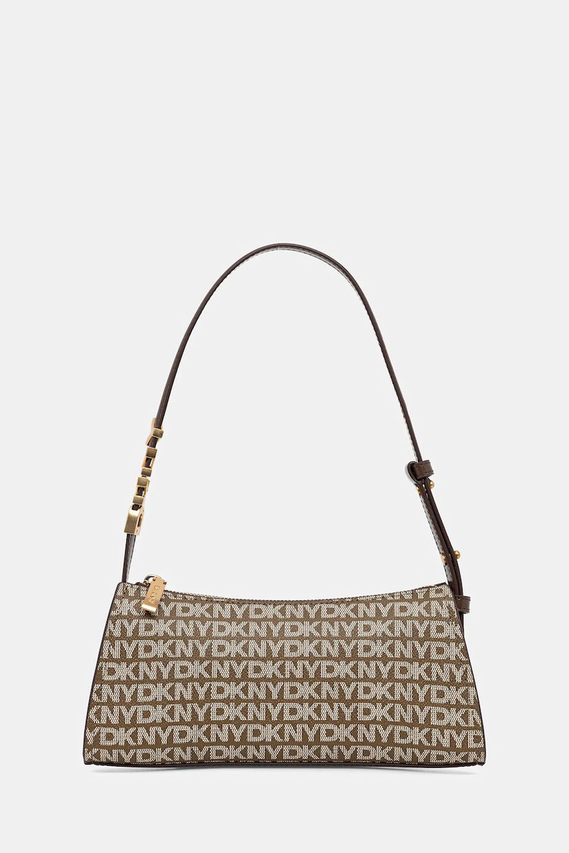 Dkny poșetă culoarea gri, R5235G57