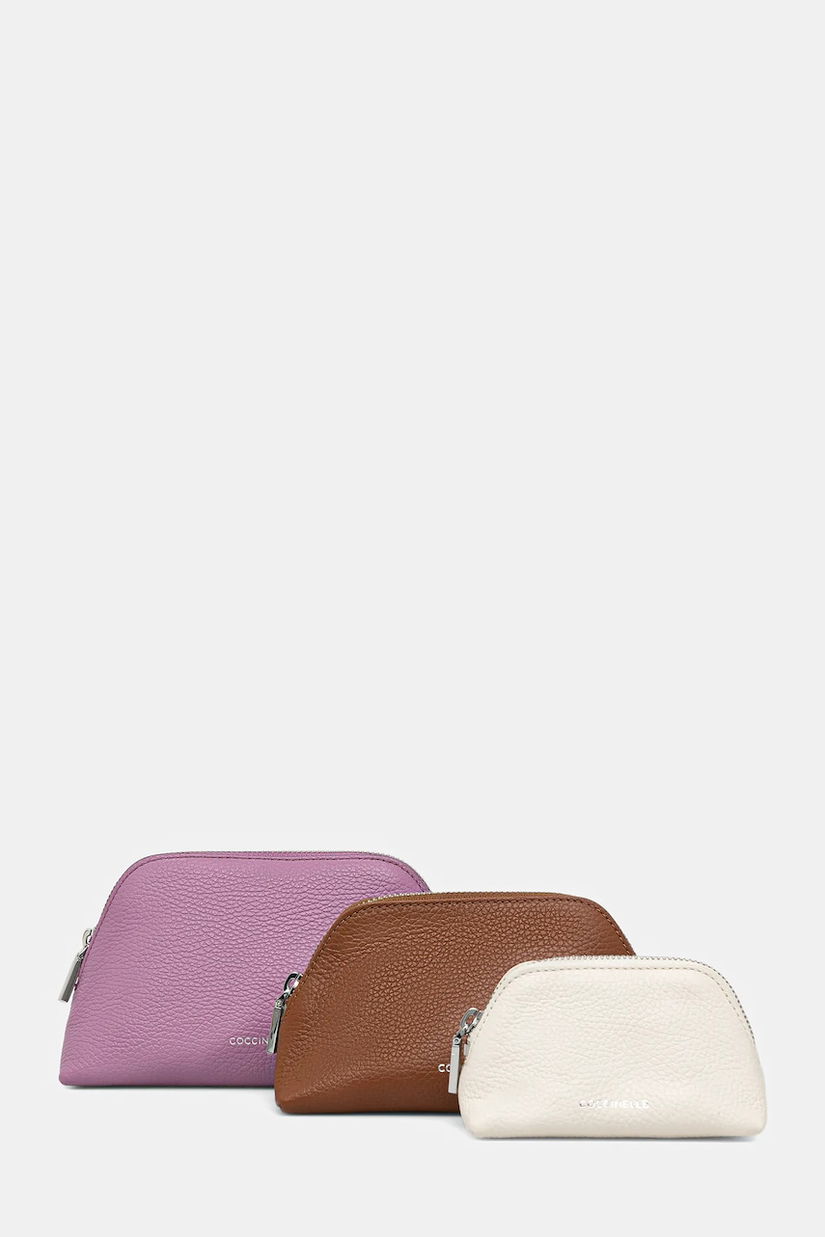 Coccinelle pungă cosmetice 3-pack culoarea turcoaz, E5.TMF.25.04.01