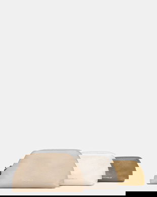 Coccinelle pungă cosmetice 3-pack culoarea turcoaz, E5.TMF.25.04.01