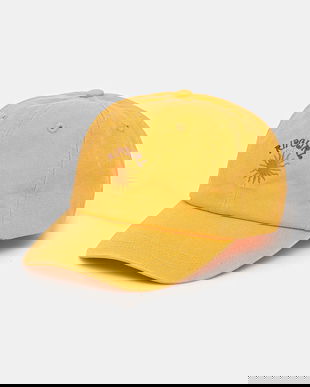 Rip Curl șapcă de baseball din bumbac femei, culoarea portocaliu, cu imprimeu, 04QWHE