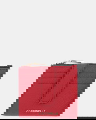 Coccinelle portofel de piele culoarea roșu, E2 MW5 11 F7 01