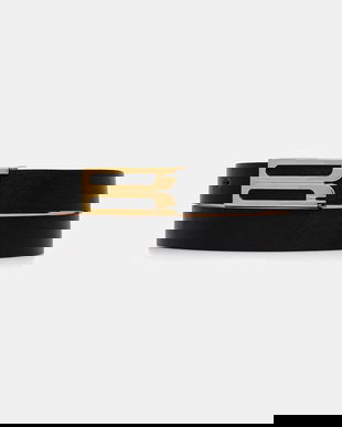 Victoria Beckham curea de piele culoarea maro, 1324ABL005955A