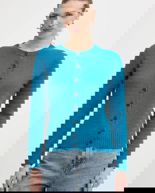 United Colors of Benetton cardigan din lână culoarea bej, 103ME500L