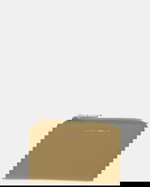 Coccinelle portofel de piele culoarea maro, E2 MW5 11 D1 01