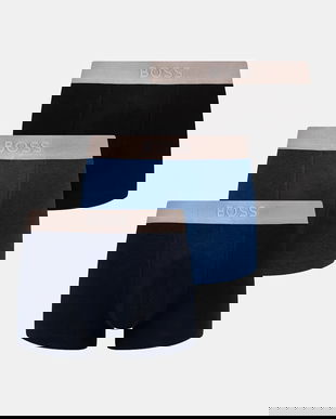 BOSS boxeri 3-pack barbati, culoarea gri, 50514998
